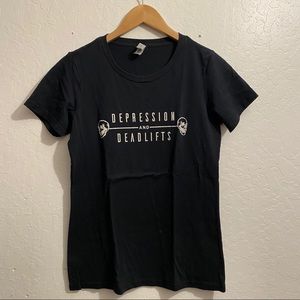 Depression and Deadlifts Powerlifting Shirt